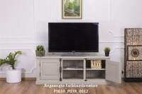 TV-Sideboard Provence mit Landhausoptik - Eichenplatte