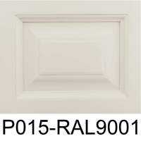 Deckplatte P015 - RAL9001 cremeweiß