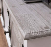 Holz TV-Sideboard weiß im Landhausstil