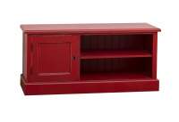 Rotes TV Lowboard Shabby Chic