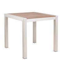 Quadratischer Outdoor Tisch 80x80 cm kastanie