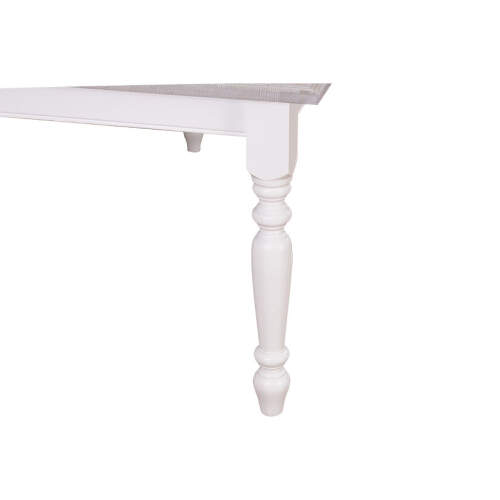 Gedrechselter Tisch Paris (160cm) - Wildeiche