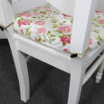 Stuhlkissen mit Blumenmuster, für Landhausstühle PS203