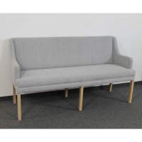 Sitzbank Esszimmer grau mit Armlehne 160 cm