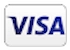 Wir akzeptieren VISA Kreditkarte